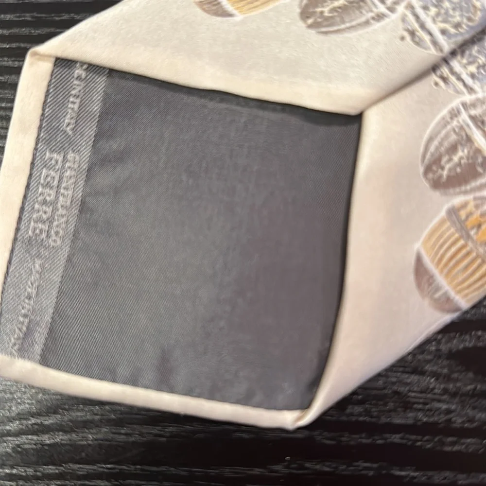Gianfranco Ferre Silk Printed Tie